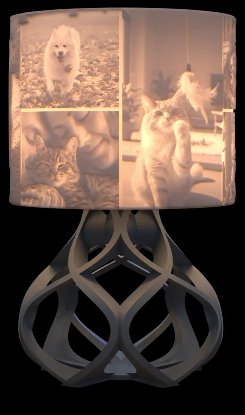 Black Aurora Lamp